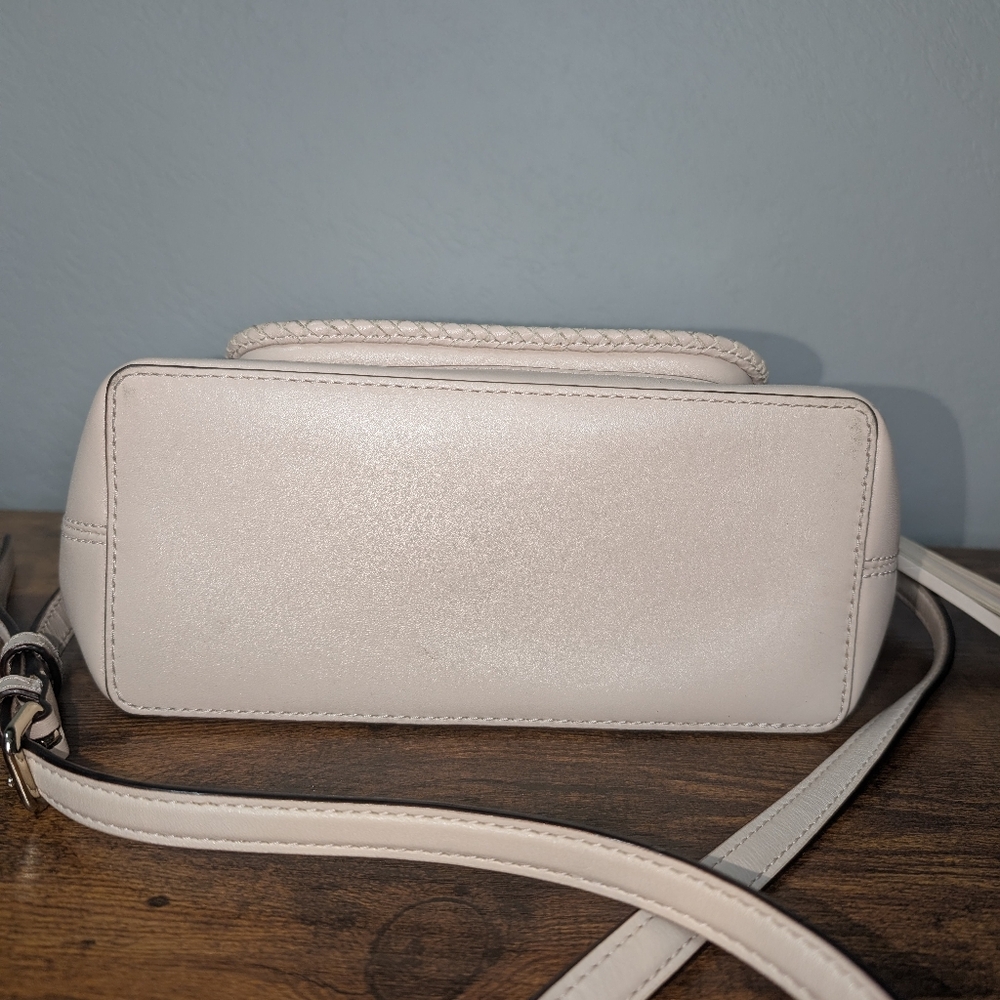 kate spade Pale Pink Leather Crossbody Bag with Tassel - Picture 5 of 12